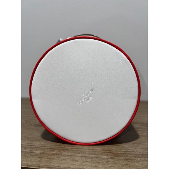 Louis Vuitton Red White LV Paint Can Monogram Top Handle Shoulder Crossbody Bag - Picture 10 of 10